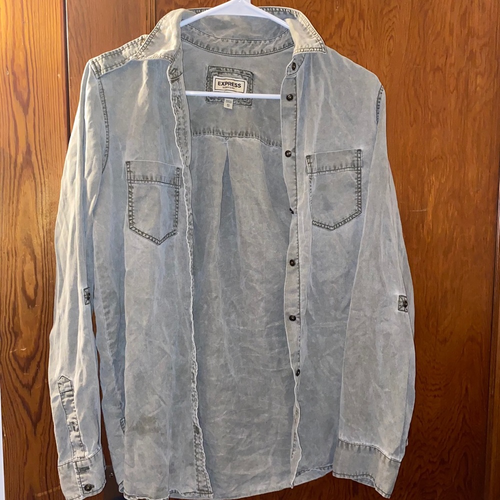 Express boyfriend button down